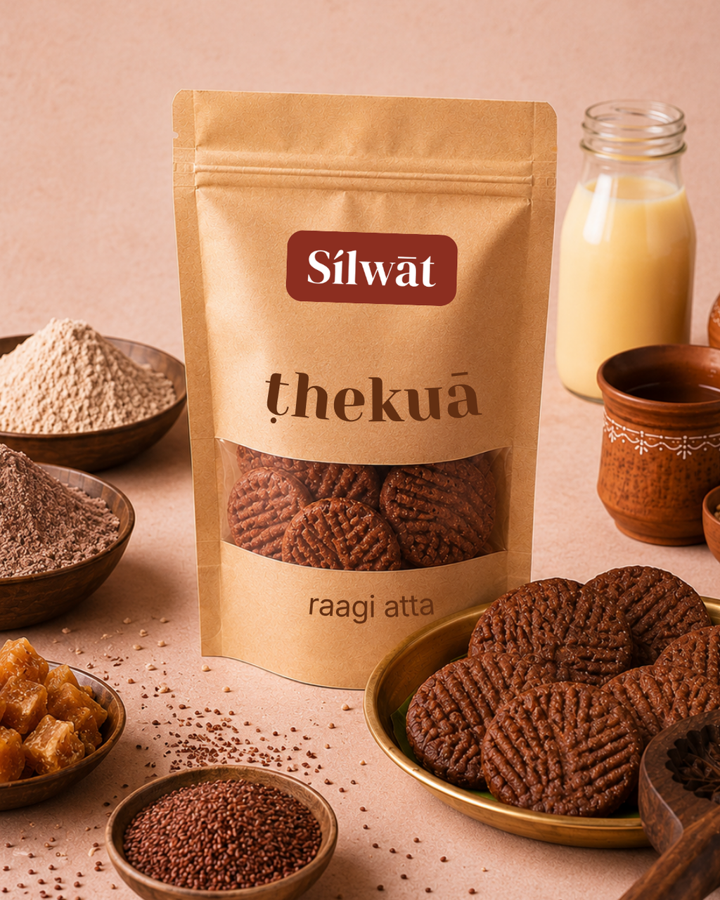 ṭhekuā - ragi atta